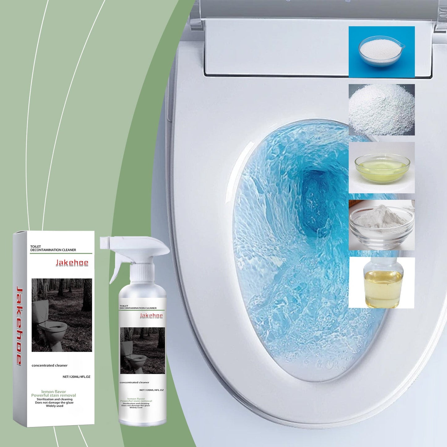 Nettoyant de cuvette de toilette premium pour une décontamination efficace