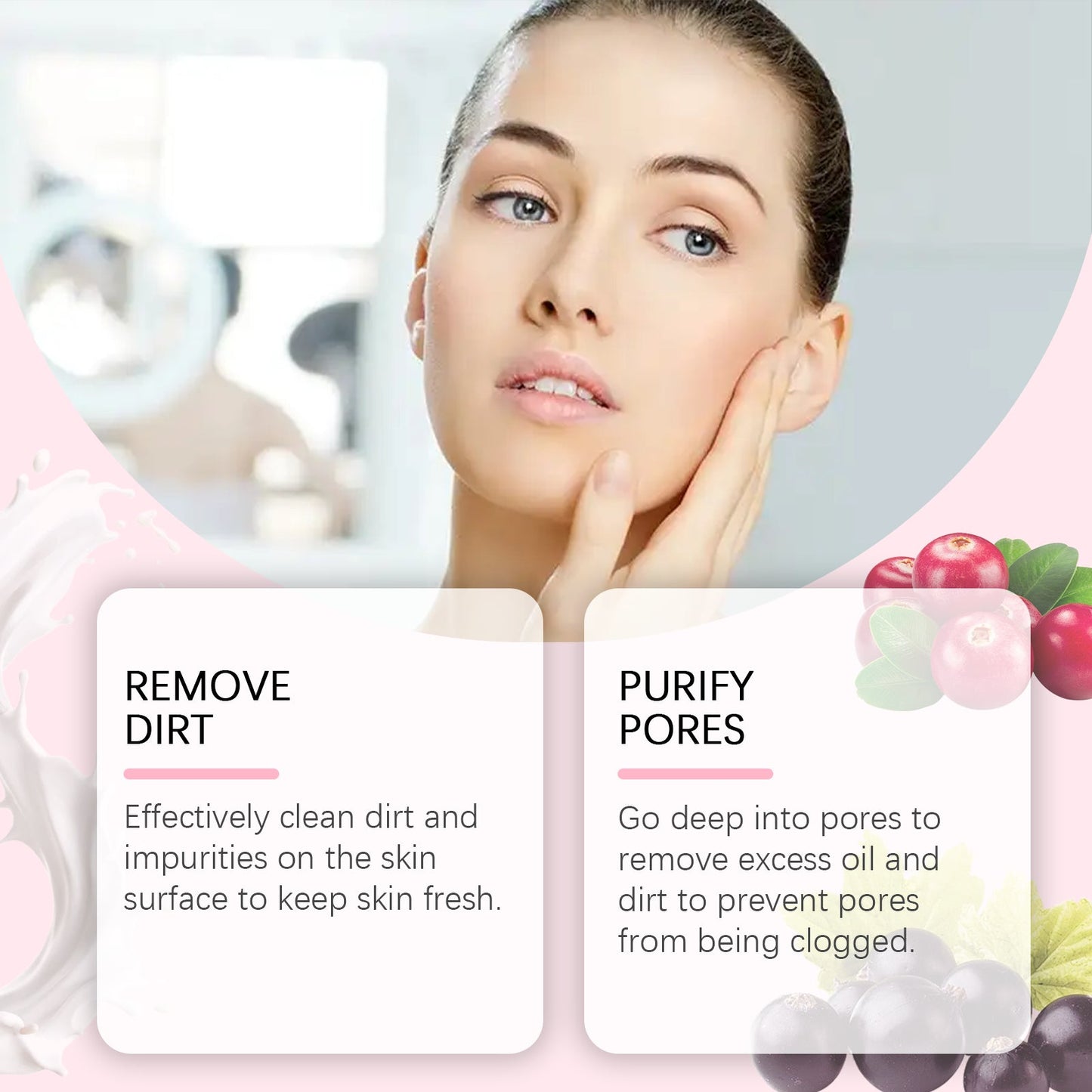 Deep Moisturizing Cleanser Clean Face Moisturizing Moisturizing Non-Tight Soothing Skin Cleanser - Korvel
