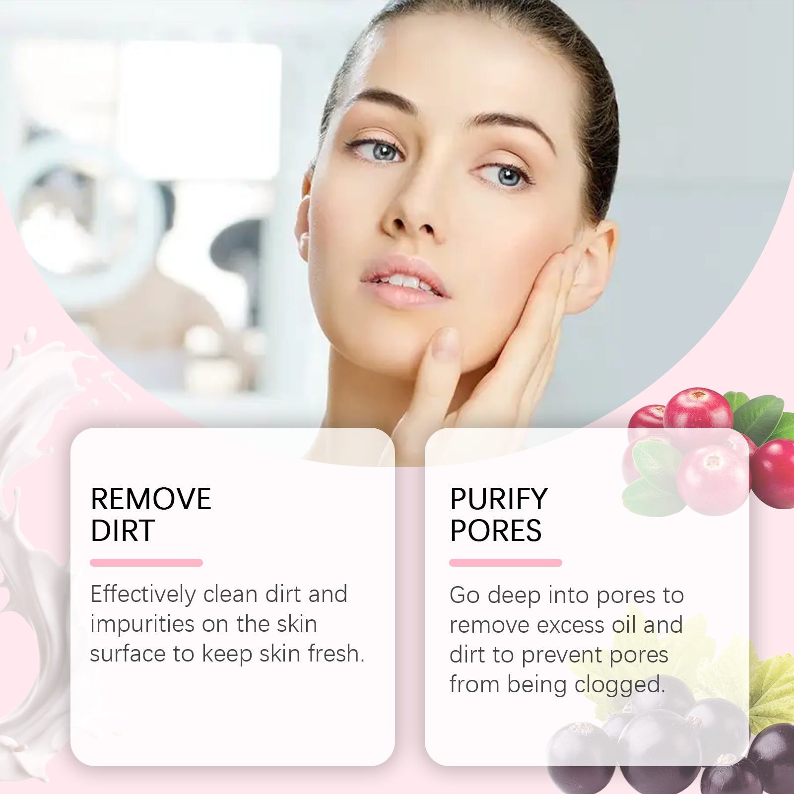 Deep Moisturizing Cleanser Clean Face Moisturizing Moisturizing Non-Tight Soothing Skin Cleanser - Korvel