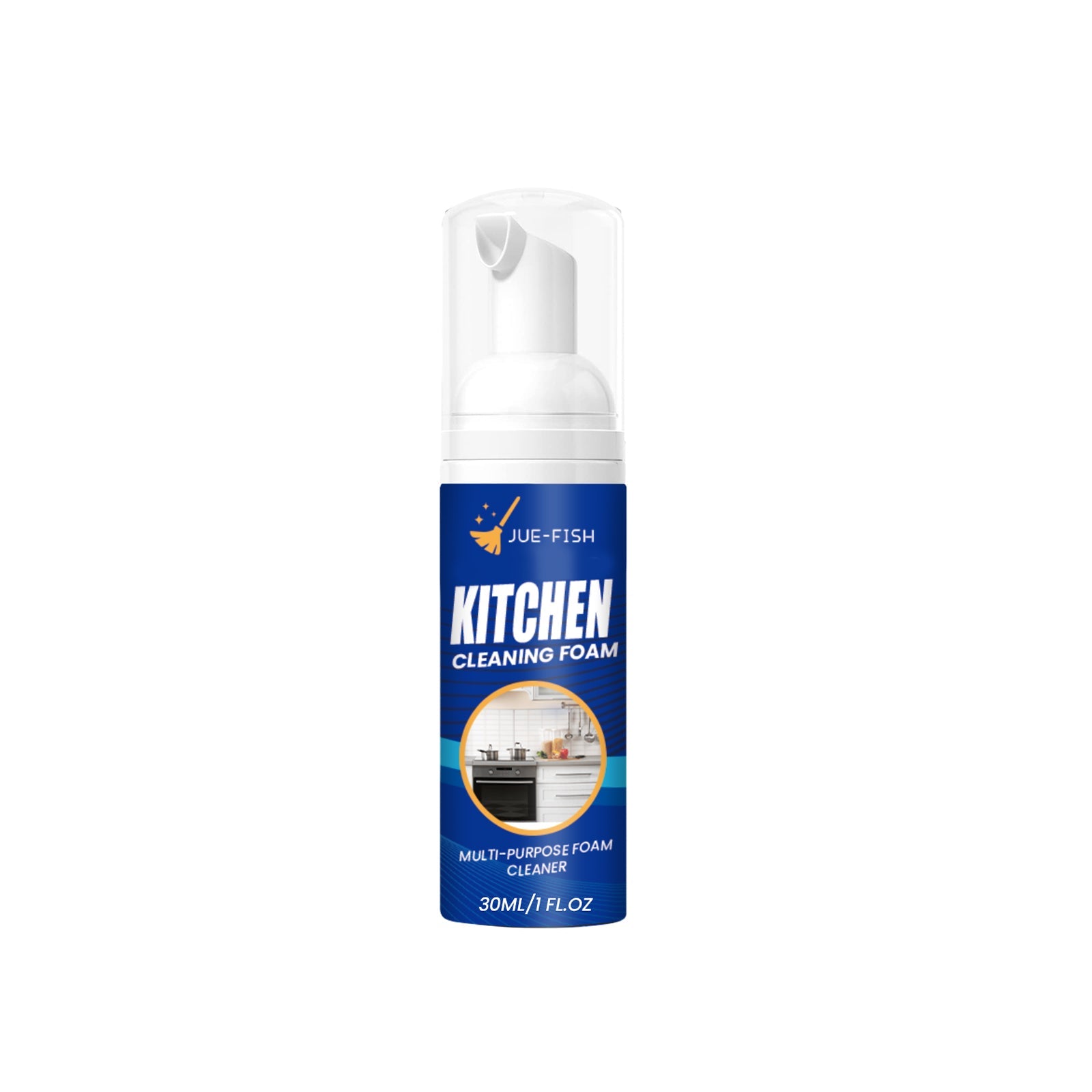 Kitchen Foam Cleaner, Kitchen Stove Range Hood Stain Removal Heavy Oil Foam Cleaner - Korvel