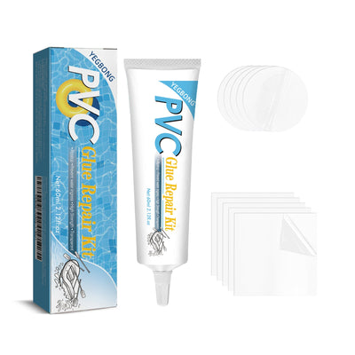 Pool Repair Kit, Swimming Ring Air Cushion Tent Crack Leakage Waterproof Transparent Adhesive Repair Subsidy - Korvel