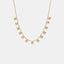 Fashionable and versatile titanium steel necklace white zircon stainless steel necklace for women - Korvel