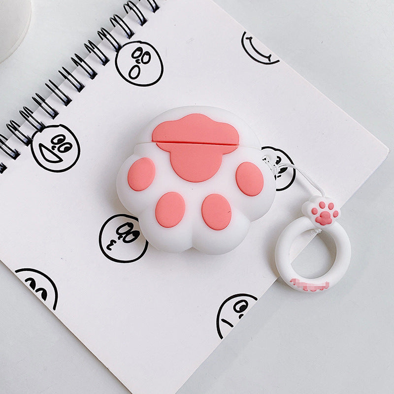 AirPods 5th generation silicone wireless Bluetooth earphone protective case suitable for Apple Pro 2nd generation cute box - Korvel