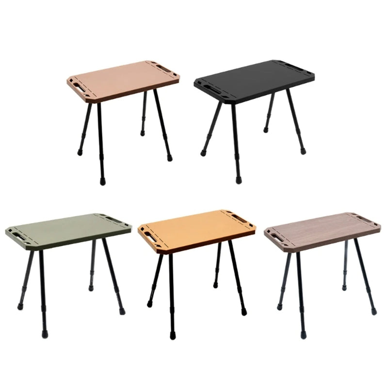 Adjustable Height Folding Picnic Table - Premium Aluminium Alloy