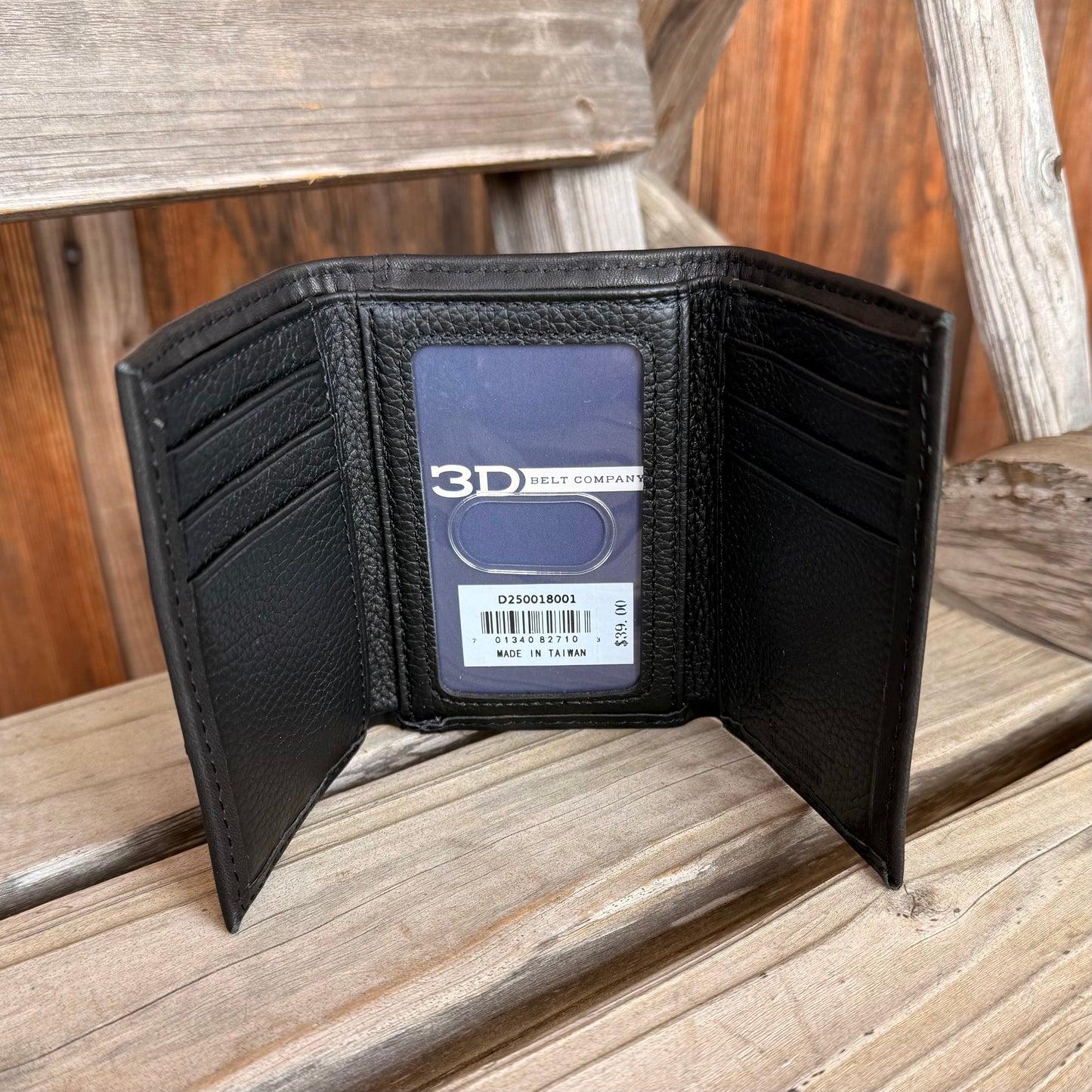 Billetera Tri-Fold Buck Lace | Cuero Genuino Premium