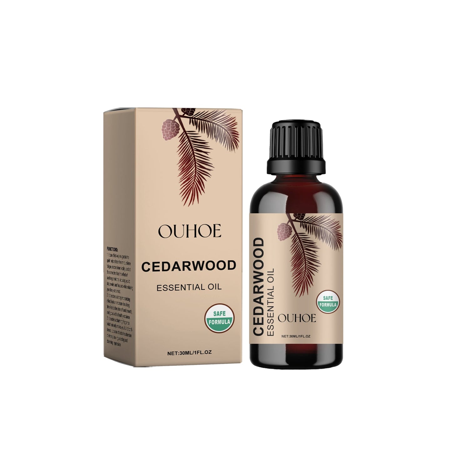Aceite de Masaje de Aceite Esencial de Cedro Calmante