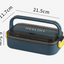 Microwave-heatable 316 stainless steel sealed single-layer compartment insulation lunch box lunch box bento box - Korvel