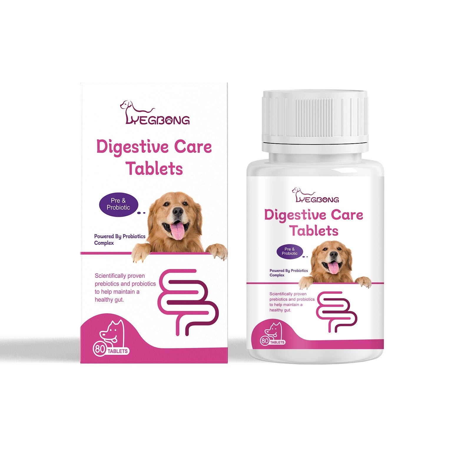 Dog Probiotic Tablets To Improve Intestinal Health, Balance Digestion And Absorption Of Pet Nutritional Supplements - Korvel