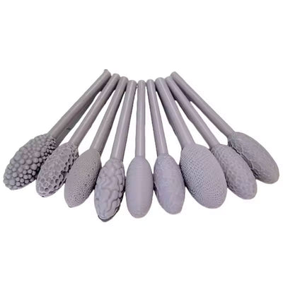 9-Piece Clay Art Texture Tool Set with Pattern Rollers