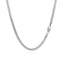 Chaîne Gourmette en Or Blanc 14K - Largeur de 2,80 mm