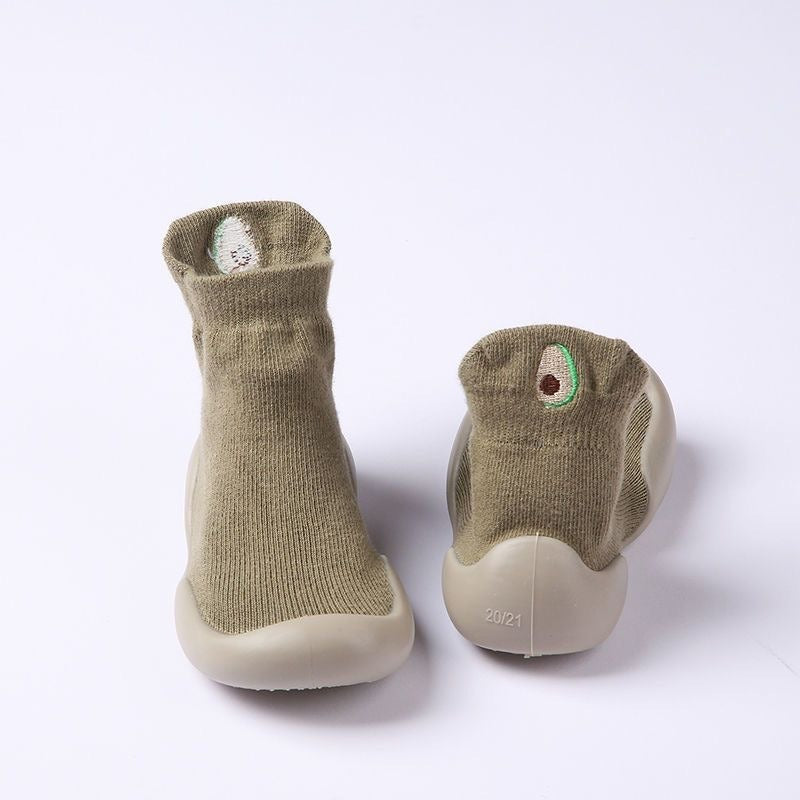 Baby Floor Socks Baby Spring and Autumn Seasons Indoor Anti slip Walking Shoes Newborn Cool Insulation Soft Sole Anti drop Socks Shoes - Korvel