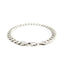 Rhodium Plated Sterling Silver Curb Style Bracelet