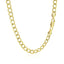 5.3mm 10k Yellow Gold Curb Chain Necklace