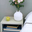 Elegant Matte Black Metal Vase for Home Decor
