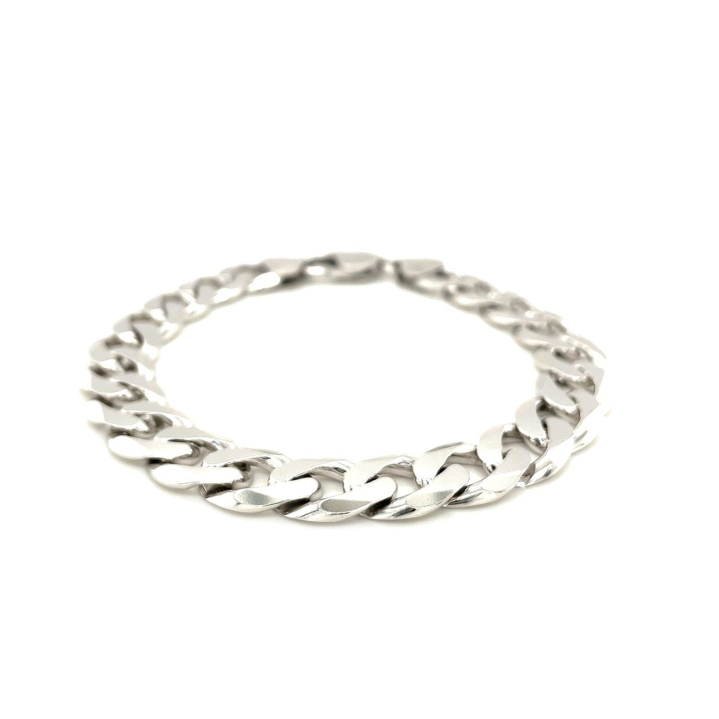 Bracelet en argent sterling plaqué rhodium - 11,6 mm
