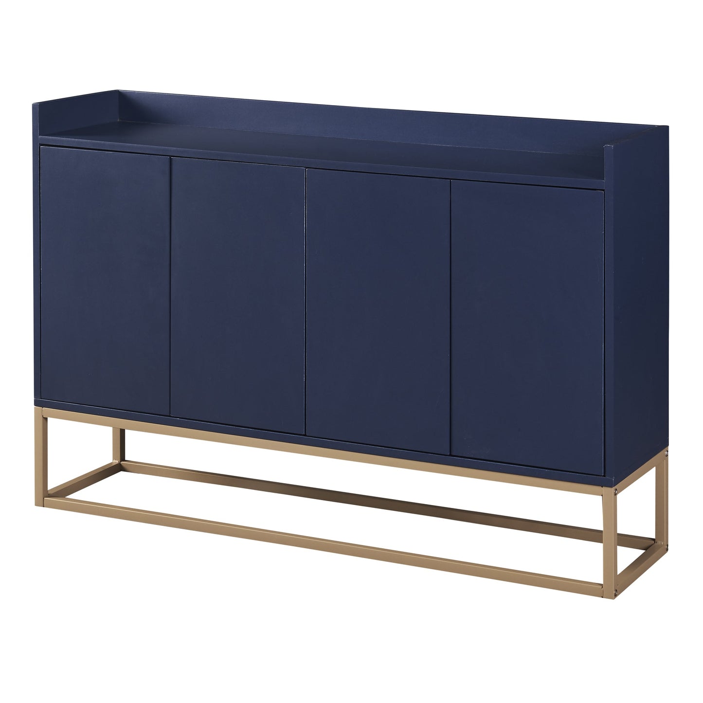TREXM Modern Sideboard Elegant Buffet Cabinet with Large Storage Space for Dining Room, Entryway (Navy) - Korvel