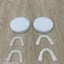 Upper Teeth And Lower Teeth Simulation Braces Non-Porous Braces Whitening Sleeves Second-Generation Silicone Simulation Teeth Dentures - Korvel