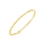 Brazalete Cuff de Perlas de Oro Amarillo de 14k con Acabado Pulido