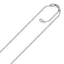 Collier Chaîne Ajustable en Or Blanc 14k