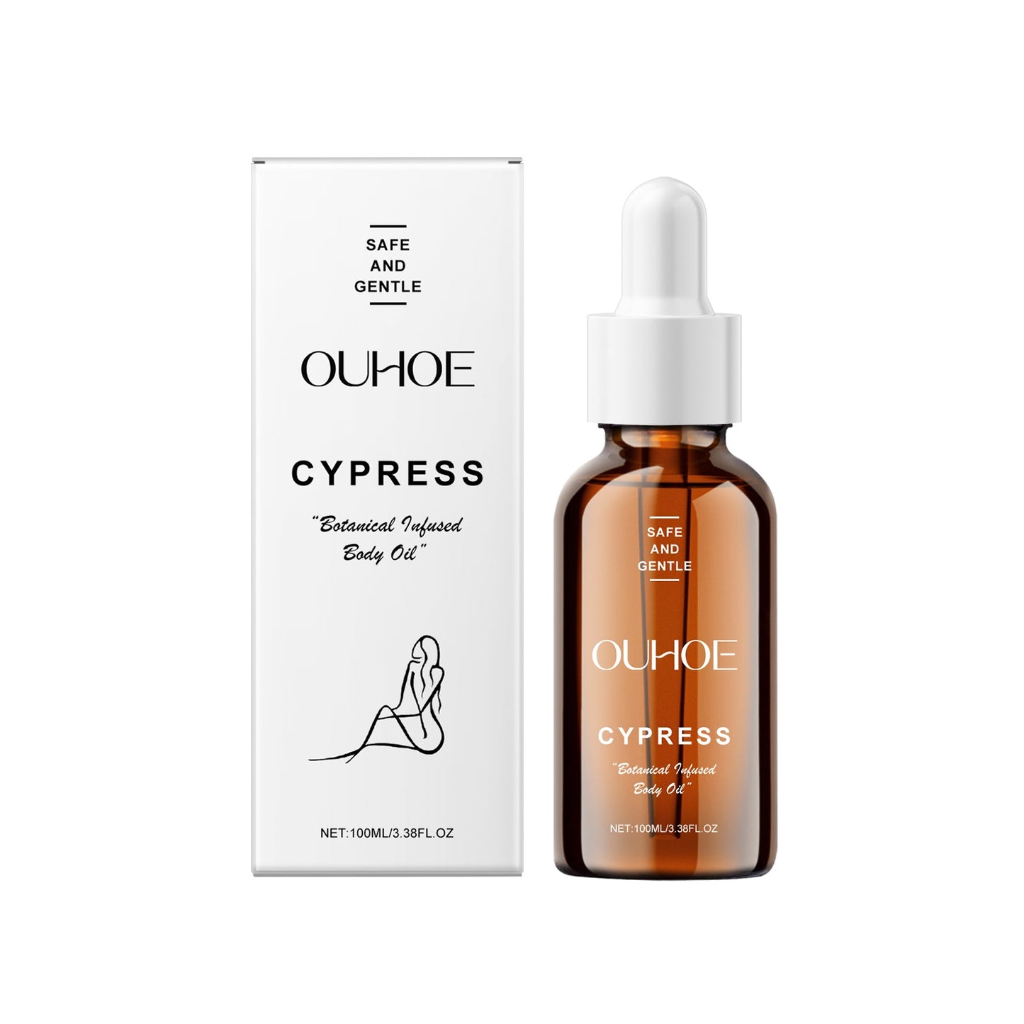 Huile Corporelle de Cyprès - Hydratant Quotidien pour la Peau du Corps