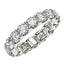 Round Cut Lab Grown Diamond Eternity Ring in 14k White Gold