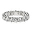 Round Cut Lab Grown Diamond Eternity Ring in 14k White Gold