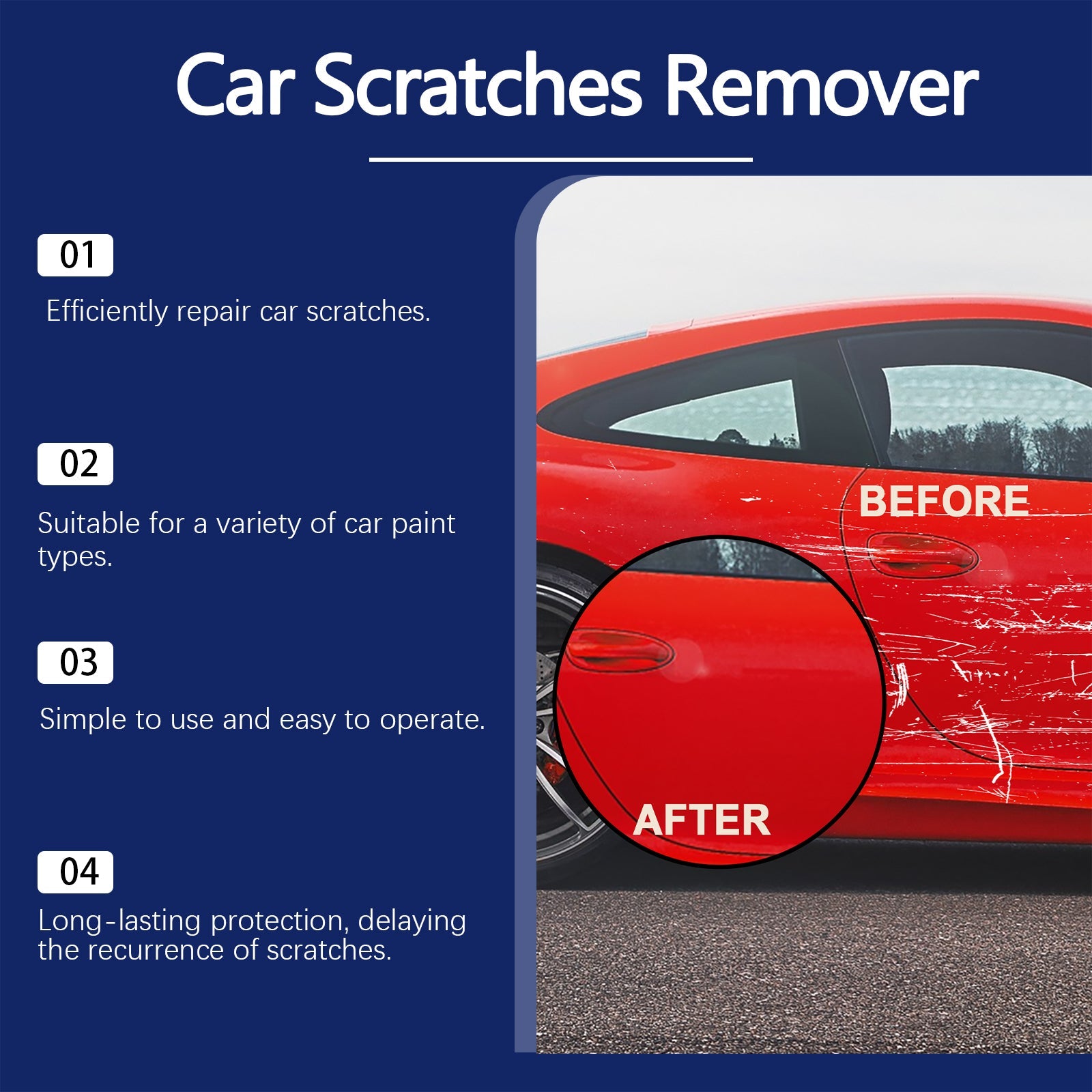 Automotive Scratch Care Agent Removing Marks Abrasive Paint Polishing Wax Car Scratch Repair - Korvel