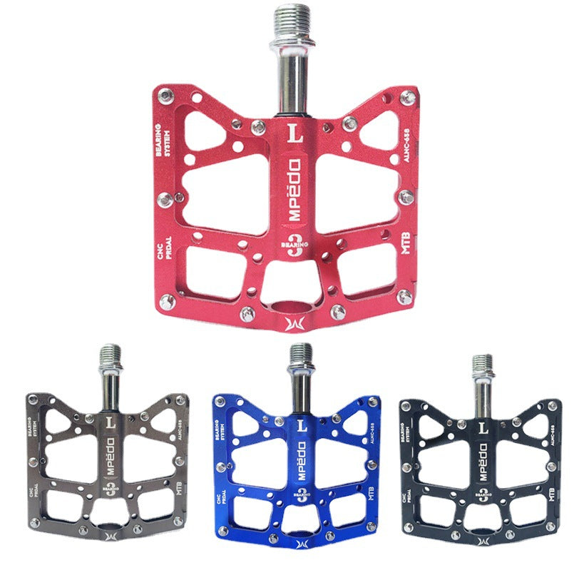 Mountain Bike Bearing Pedals Ultra-Light Pelin Aluminum Alloy Anti-Slip - Korvel
