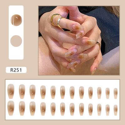 Elegant Removable Ballet Nail Pieces for Stunning Manicures