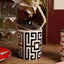 Gold Plated Stripe Ceramic Storage Jar Home Scented Candle Bottle Wedding Candy Gift Jar Cosmetic Jewelry Storage Bottle Decor - Korvel