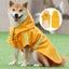 Large Dog Raincoat - Poncho Style Reflective Strip Pet Raincoat Windproof Waterproof Dog Hooded Raincoat - Korvel