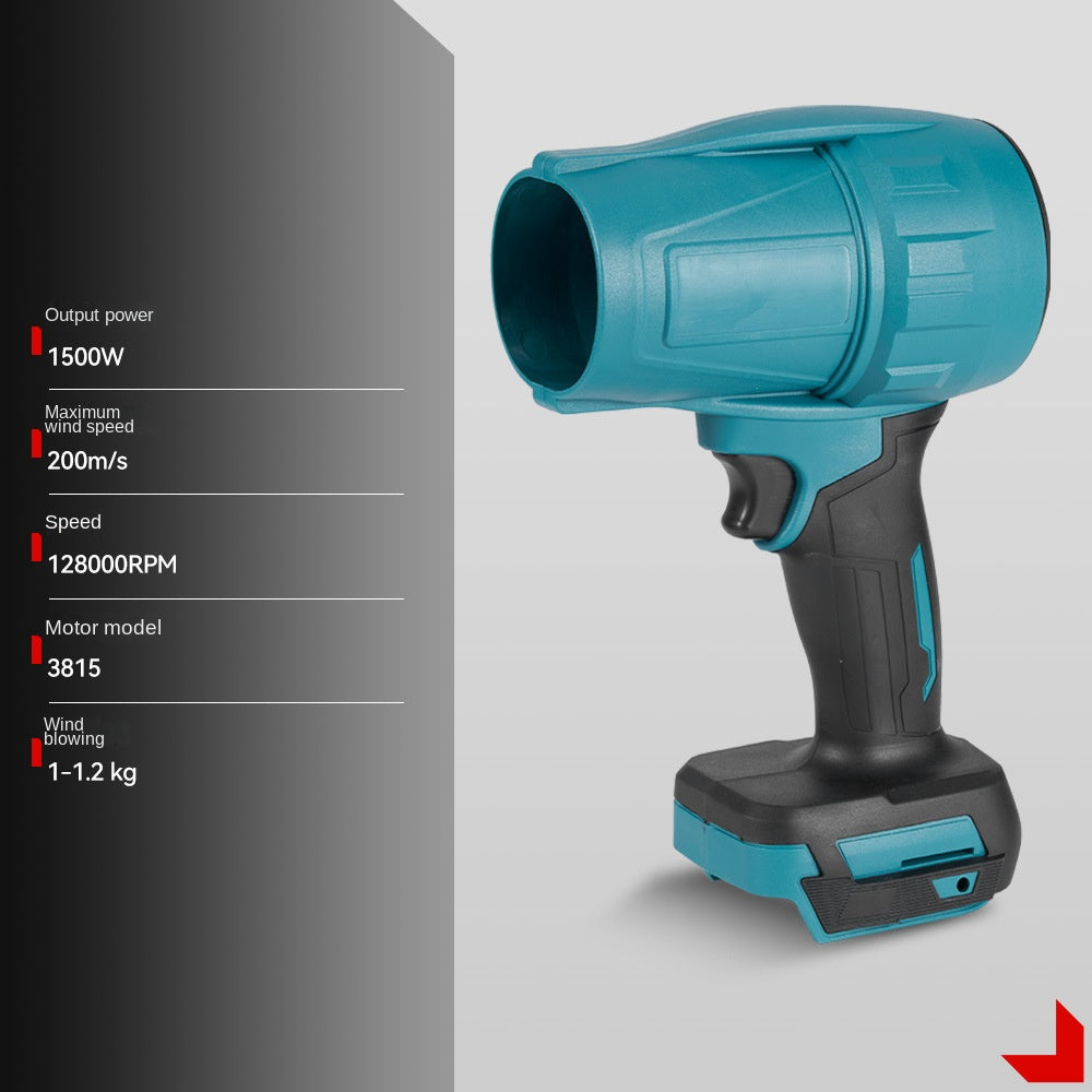 Brushless turbocharged storm blower and snow blower compatible with Makita battery 18V high power - Korvel