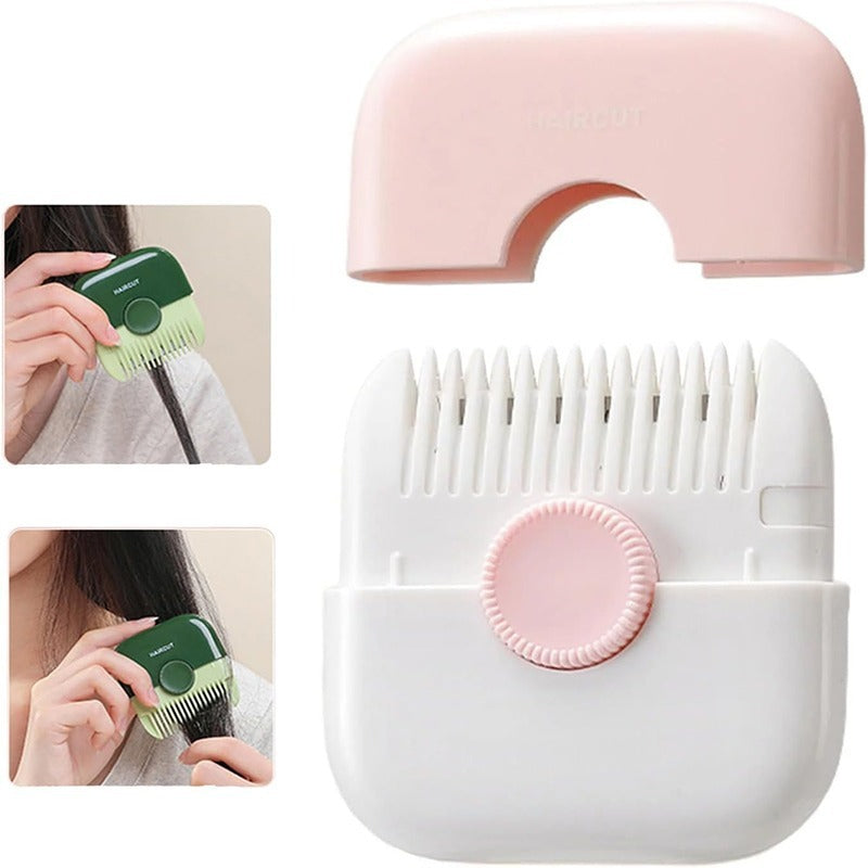 A multifunctional two in one hair clipper for girls at home, designed for trimming broken hair, branching hair, and thinning hai - Korvel