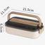 Microwave-heatable 316 stainless steel sealed single-layer compartment insulation lunch box lunch box bento box - Korvel