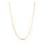 Sterling Silver Gold Plated Paperclip Chain Necklace