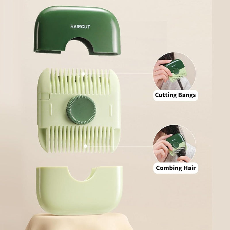 A multifunctional two in one hair clipper for girls at home, designed for trimming broken hair, branching hair, and thinning hai - Korvel