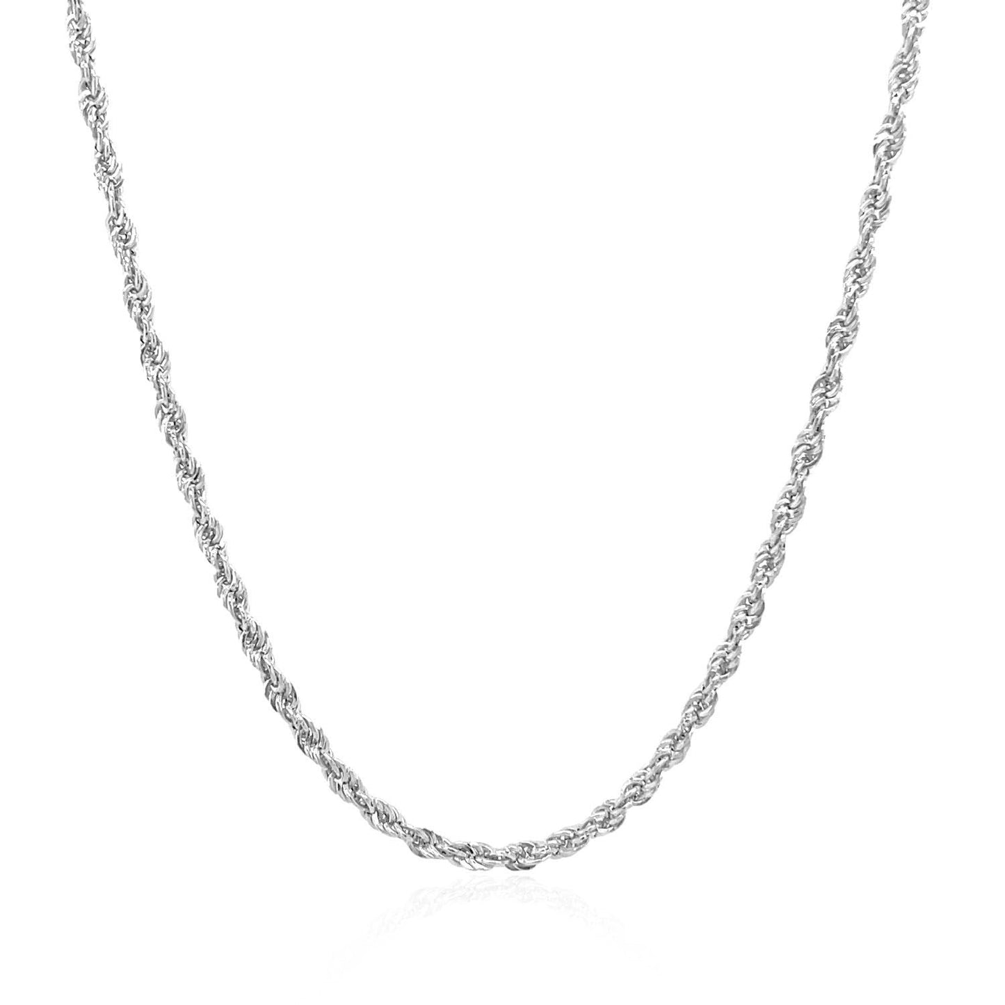 Chaîne en or blanc 14k - 2,0 mm