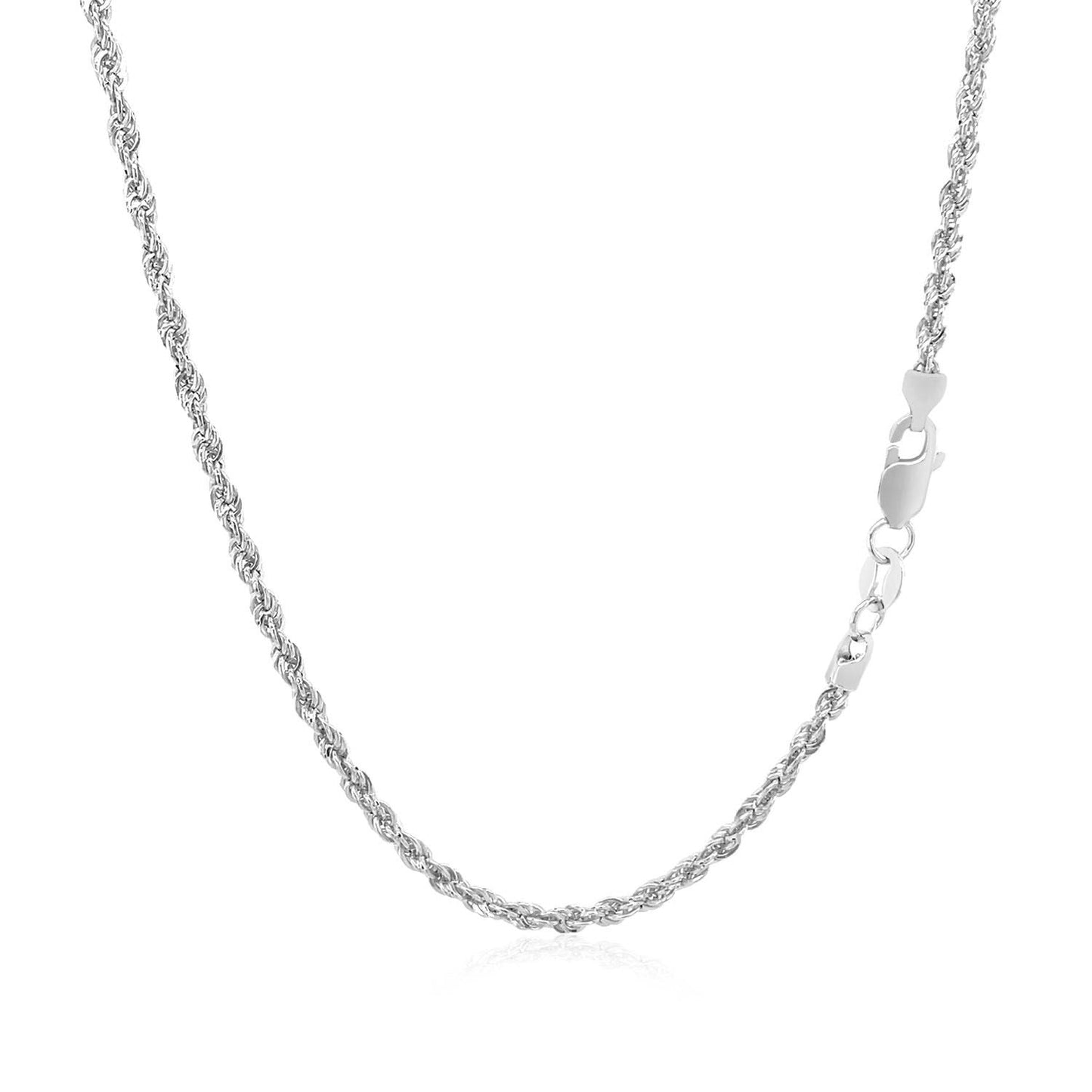 Chaîne en or blanc 14k - 2,0 mm