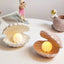 Creative Shell Night Light Bedroom Headlight Nordic Internet Celebrity Girl Heart Dream Pearl Ceramic Light Desktop Decoration - Korvel