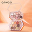 Honeycomb Hexagonal Star Diamond Eyeshadow Palette Taro Powder Honey Earth Eyeshadow Natural Highlight 12 Colors - Korvel