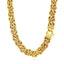 Collier en Chaîne Motif Byzantin en Or Jaune 14k