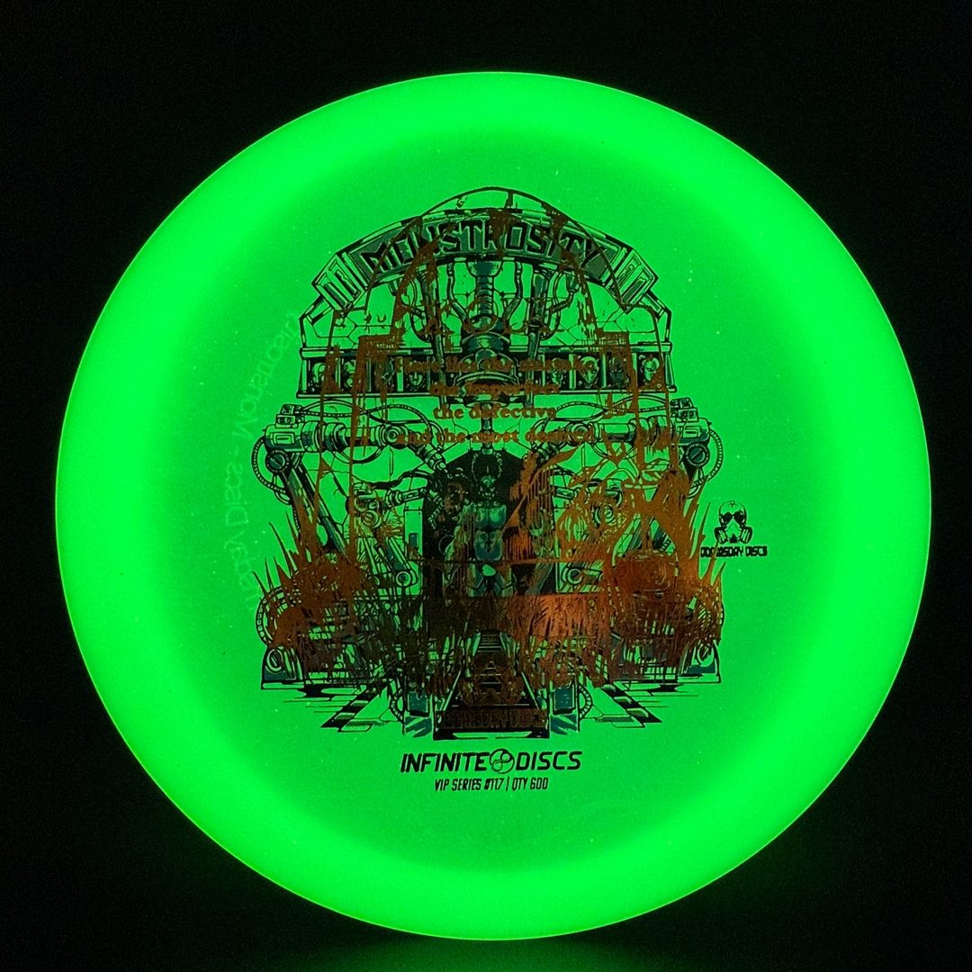 Glow Monstrosity - VIP Series #117 - X-Out Disc Golf Disc