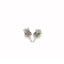 Pendientes de Stud de Plata Esterlina Elegantes con Circonitas