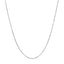 14k White Gold Double Extendable Box Chain Necklace