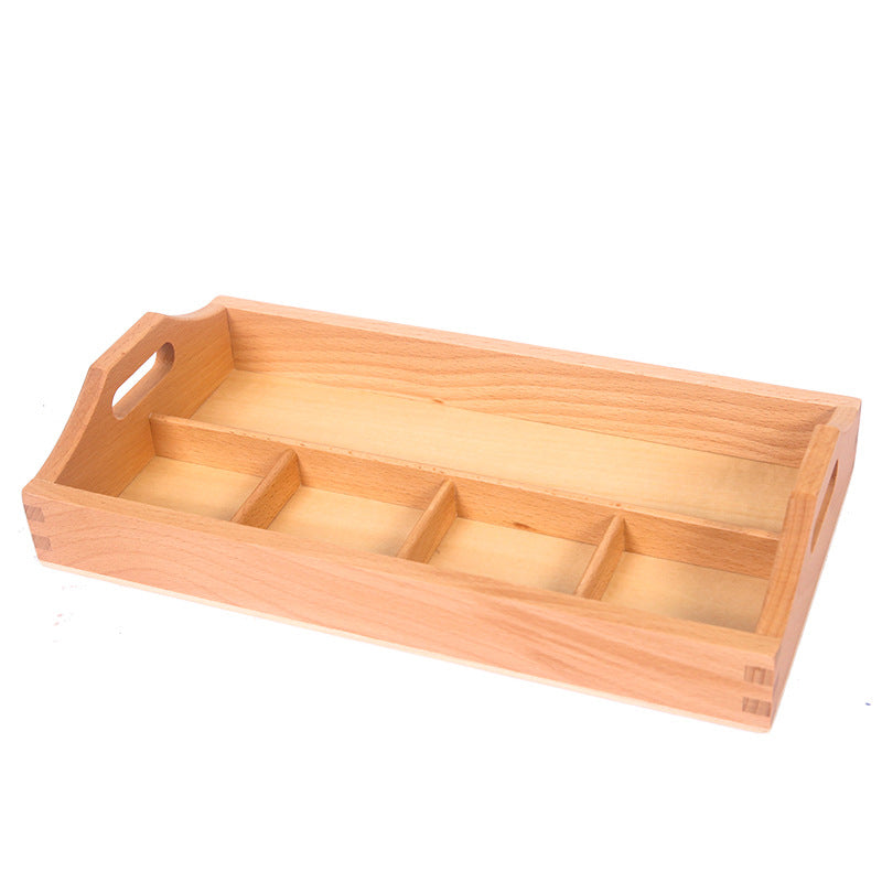 Montessori Daily Life Teaching Aids Children's Three-Grid Classification Plate Kindergarten Auxiliary Teaching Materials Classification Plate - Korvel