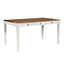 Conjunto de Mesa de Comedor de Madera de 6 Piezas TOPMAX de Estilo Mid-Century