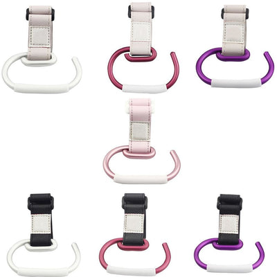 Premium Baby Stroller Hooks - Versatile Pushchair Hanger Clips