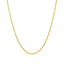 Chaîne à perles en or jaune 14k 1,5 mm