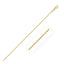 Chaîne en or jaune 10 carats solide avec coupe diamant en corde 1,4 mm