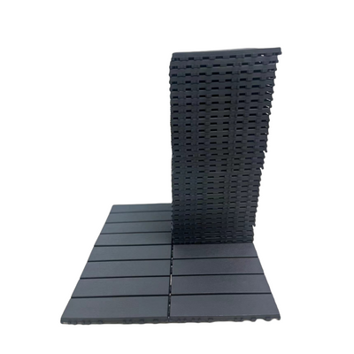 Premium Plastic Interlocking Deck Tiles - 36 Pack